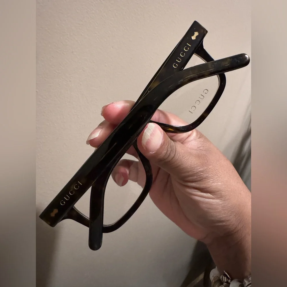 Gucci Brown Tortoiseshell Eyewear - Picture 6 of 7